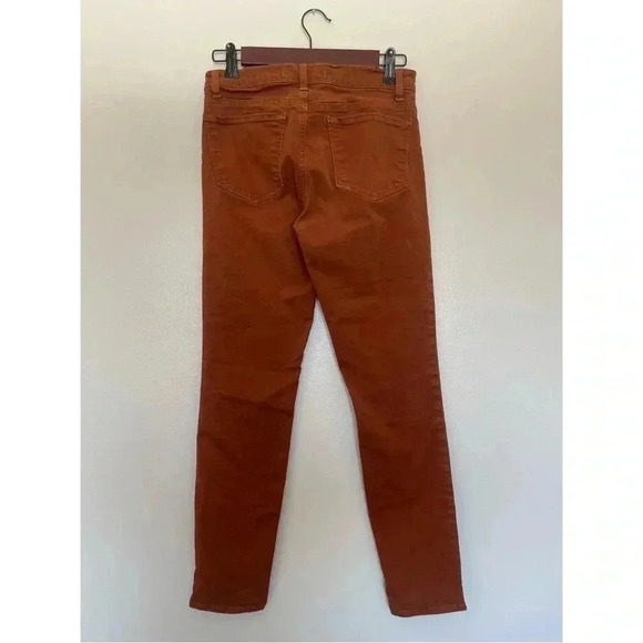J Brand Women's Skinny Jeans in Rust Orange - Picture 3 of 7